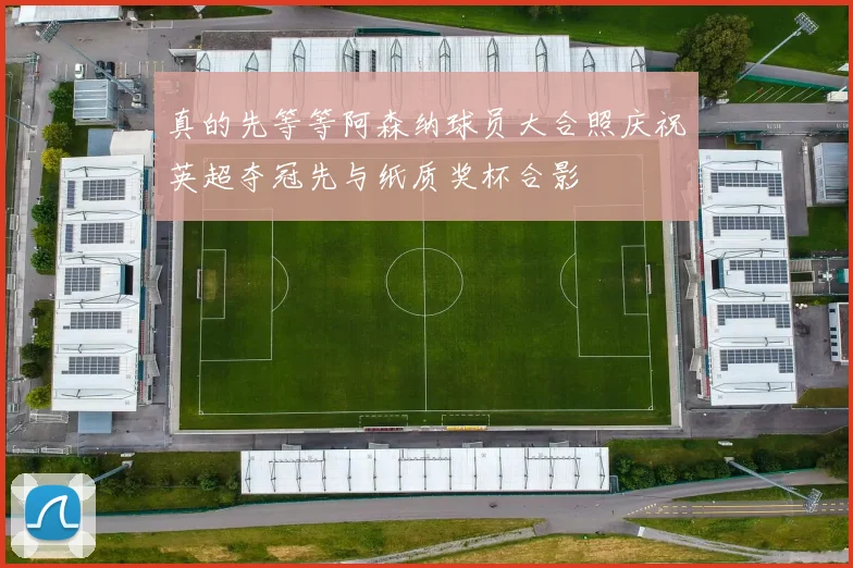 真的先等等阿森纳球员大合照庆祝英超夺冠先与纸质奖杯合影